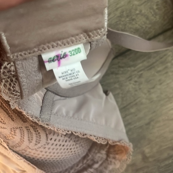 Aerie Real Power Balconette Lightly Lined Be Free Lace Bra 32DD - Picture 4 of 4